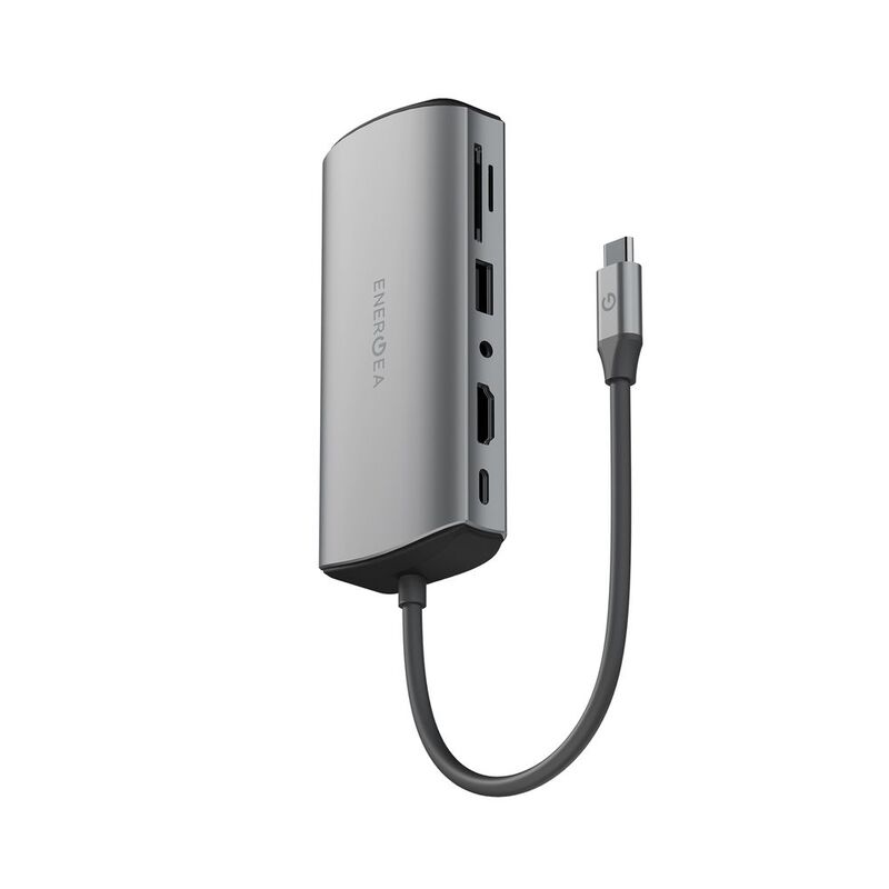 Energea Aluhub Max/11 In 1 Aluminium Alloy Charging Hub - Gunmetal Energea Aluhub Max/11 In 1 Aluminium Alloy Charging Hub - Gunmetal