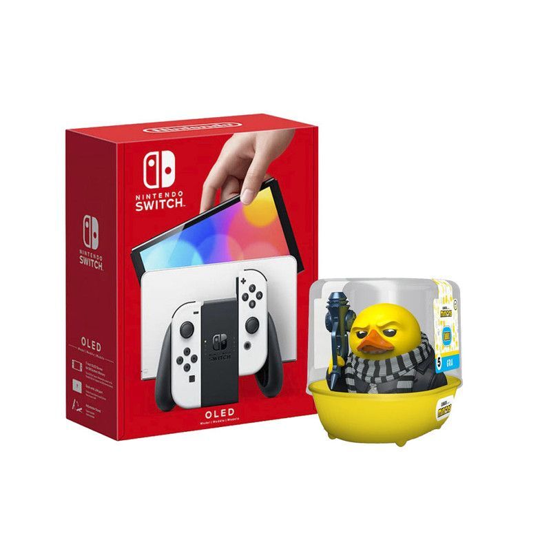 Nintendo Switch OLED White Joy-Con Console + Minions Tubbz 1st Ed Gru (Big Size) (Bundle) Nintendo Switch OLED White Joy-Con Console + Minions Tubbz 1st Ed Gru (Big Size) (Bundle)