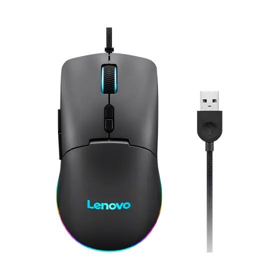 Lenovo M210 RGB Wired Gaming Mouse - Black