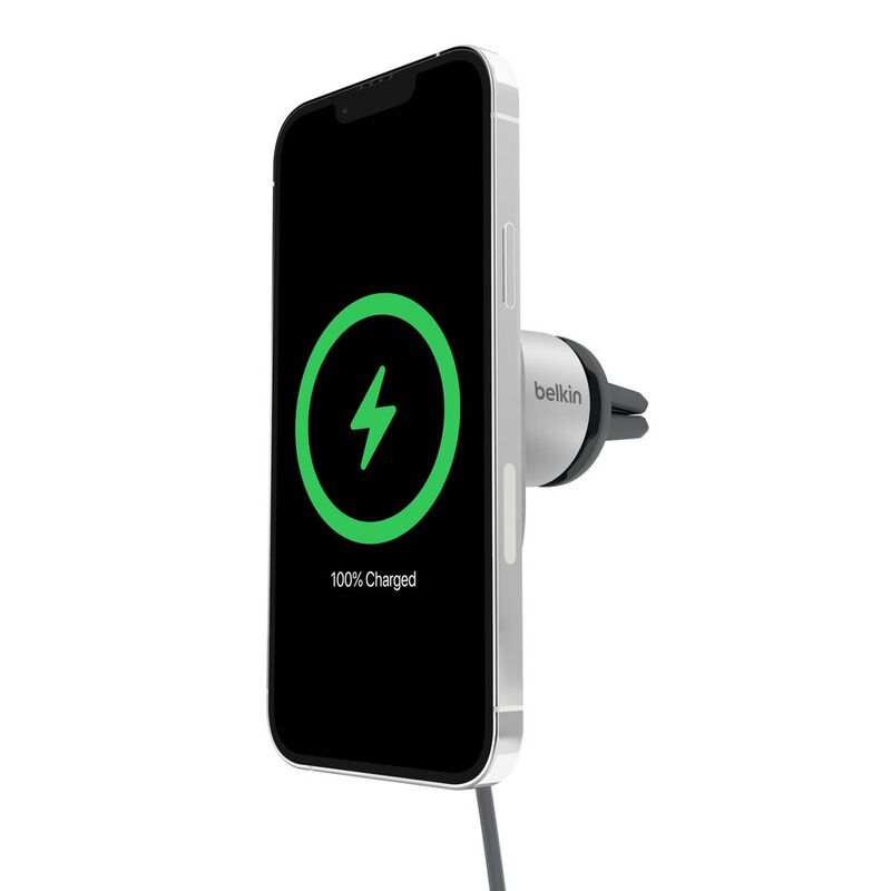 Belkin Car Charger 15W Magnetic With Q12 - Black