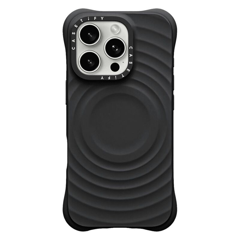 Casetify iPhone 16 Pro Ripple Case - Black Casetify iPhone 16 Pro Ripple Case - Black