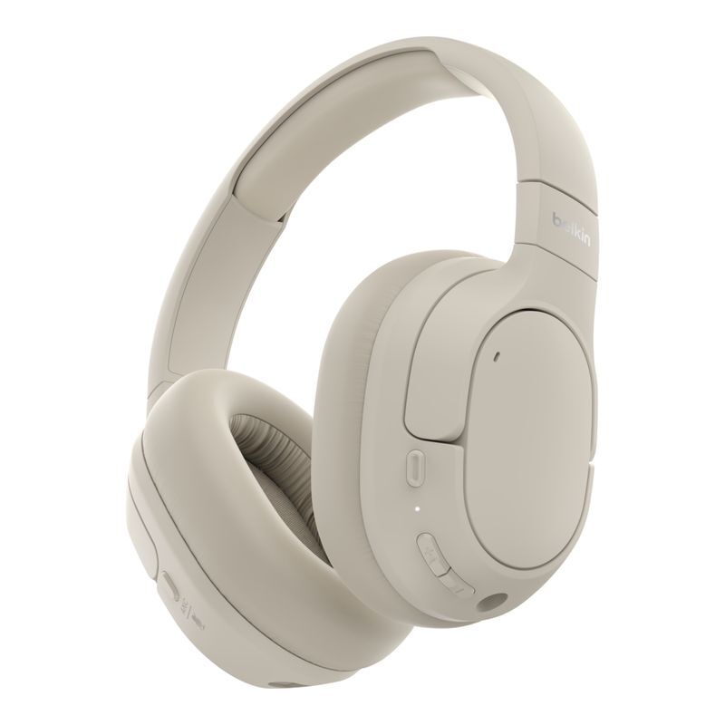 Belkin Audio Soundform Isolate ANC Wireless Over-Ear Headphones - Sand Belkin Audio Soundform Isolate ANC Wireless Over-Ear Headphones - Sand