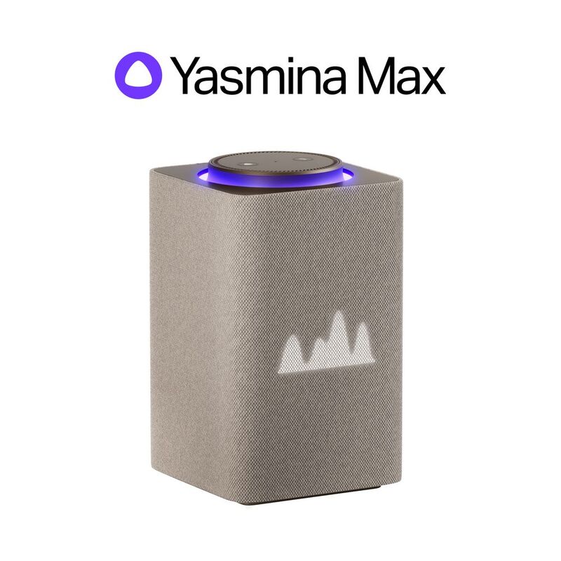 Yasmina AI Enabled Smart Speaker Max - Beige Yasmina AI Enabled Smart Speaker Max - Beige