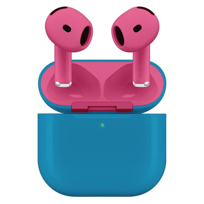 Aurora Concepts Custom Airpods 4 - Dual Blue