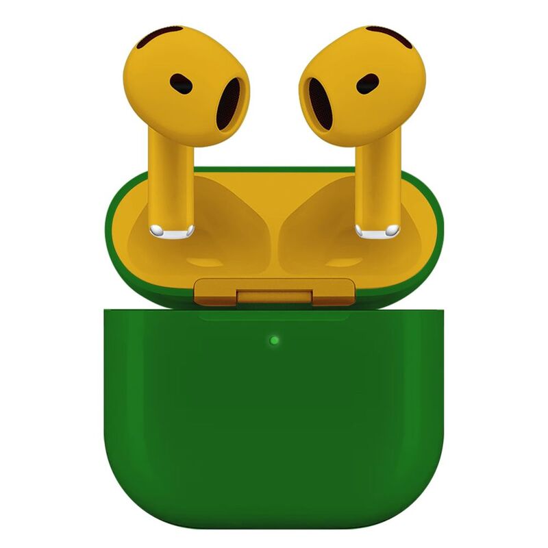 Aurora Concepts Custom Airpods 4 - Dual Green