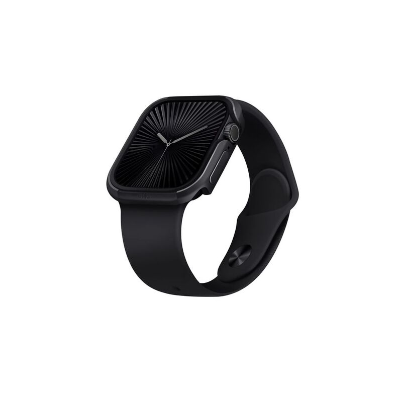Uniq Valencia Apple Watch Case 46mm Midnight - Midnight Black Uniq Valencia Apple Watch Case 46mm Midnight - Midnight Black