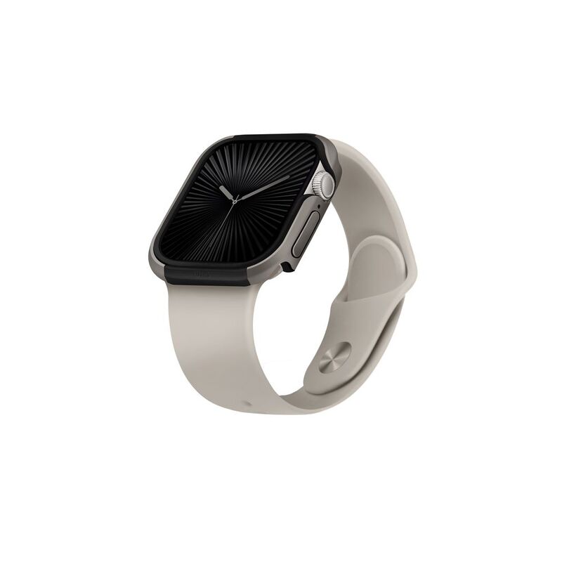 Uniq Valencia Apple Watch Case 46mm Titanium - Titanium Silver