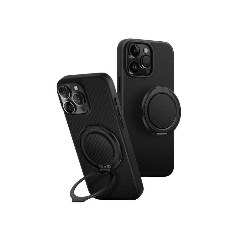 Uniq Hybrid iPhone 16 Pro Max Magclick Charging Keva Air With Gripfit Premium - Carbon Black Uniq Hybrid iPhone 16 Pro Max Magclick Charging Keva Air With Gripfit Premium - Carbon Black