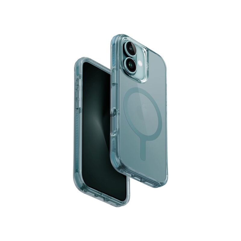 Uniq Hybrid iPhone 16 Magclick Charging Combat - Teal Green Uniq Hybrid iPhone 16 Magclick Charging Combat - Teal Green