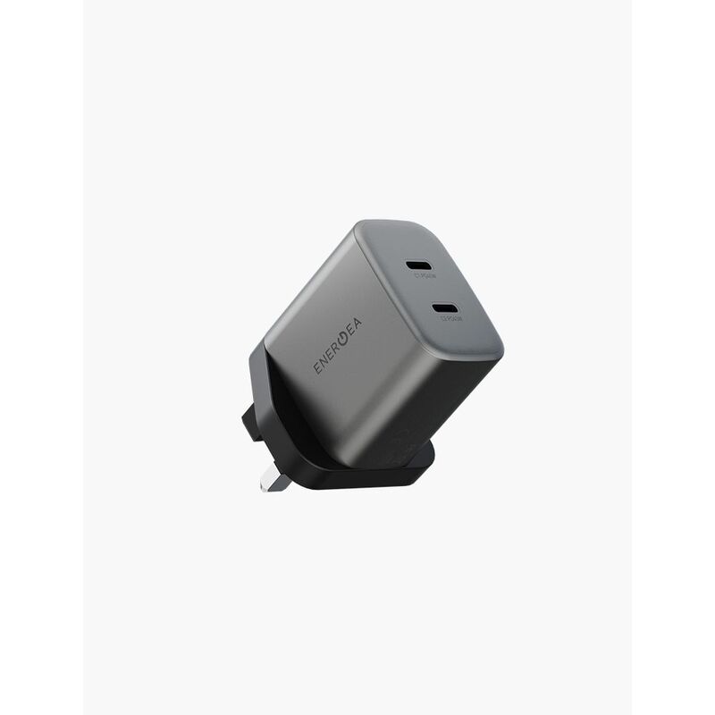 Energea Ampcharge Gan45 2C PD/Pps/QC3.0 Wall Charger 45W (Uk) - Gunmetal Energea Ampcharge Gan45 2C PD/Pps/QC3.0 Wall Charger 45W (Uk) - Gunmetal