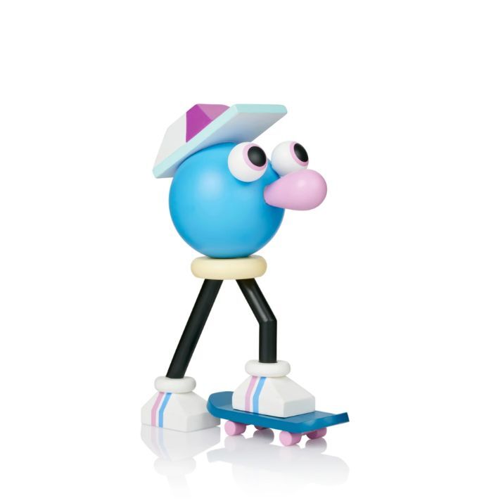 Lucie Kaas Jeremyville Kokeshi Doll - The Designer - 21.5 cm Lucie Kaas Jeremyville Kokeshi Doll - The Designer - 21.5 cm