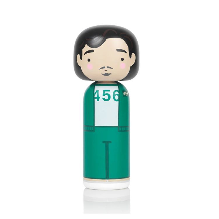 Lucie Kaas Sketch Inc Squid Games Kokeshi Doll - Player 456 - 14.5 cm Lucie Kaas Sketch Inc Squid Games Kokeshi Doll - Player 456 - 14.5 cm