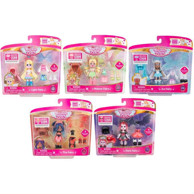 Jazwares Royale High Series 1 Deluxe Fairy Figures (Assortment - Includes 1) Jazwares Royale High Series 1 Deluxe Fairy Figures (Assortment - Includes 1)