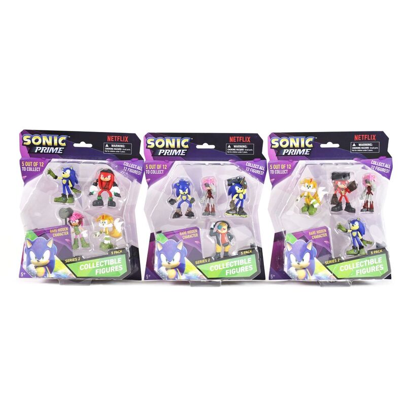 PMI Sonic Prime Netflix Series 2 Collectible Figures (Pack Of 5) (Assortment - Includes 1) PMI Sonic Prime Netflix Series 2 Collectible Figures (Pack Of 5) (Assortment - Includes 1)
