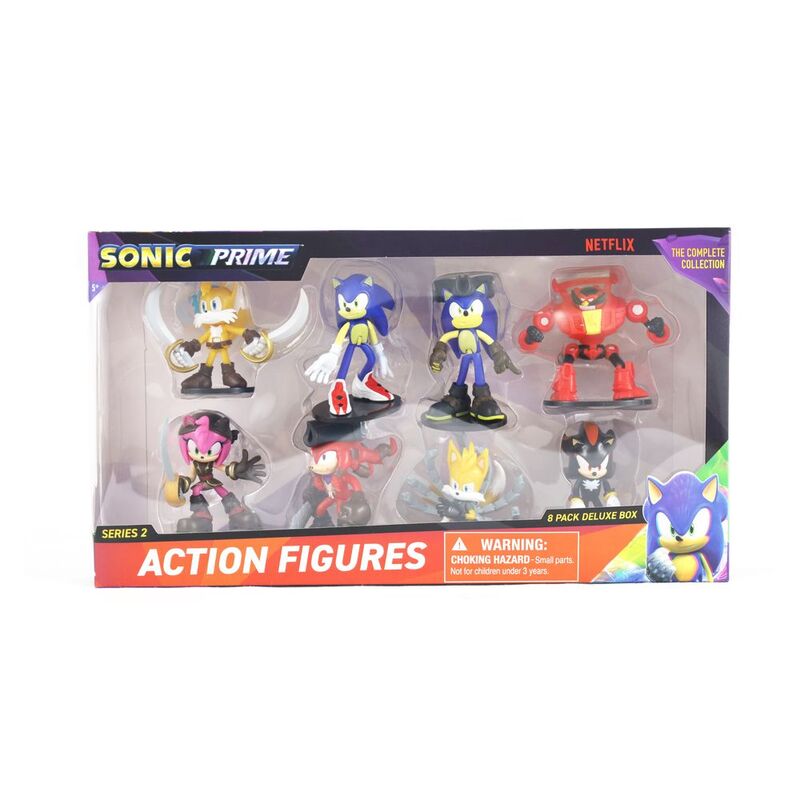 PMI Sonic Prime Netflix Series 2 Articulated Collectible Action Figures (Pack Of 8) PMI Sonic Prime Netflix Series 2 Articulated Collectible Action Figures (Pack Of 8)