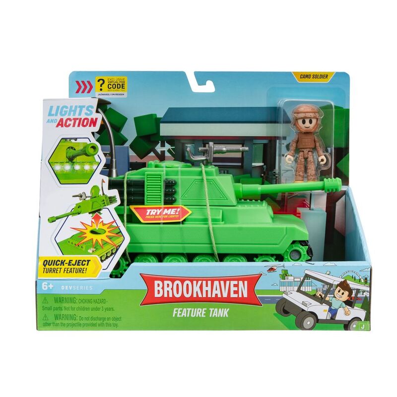 Jazwares Devseries Brookhaven Feature Tank Playset