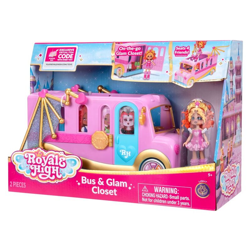 Jazwares Royale High Bus & Glam Closet Playset Jazwares Royale High Bus & Glam Closet Playset