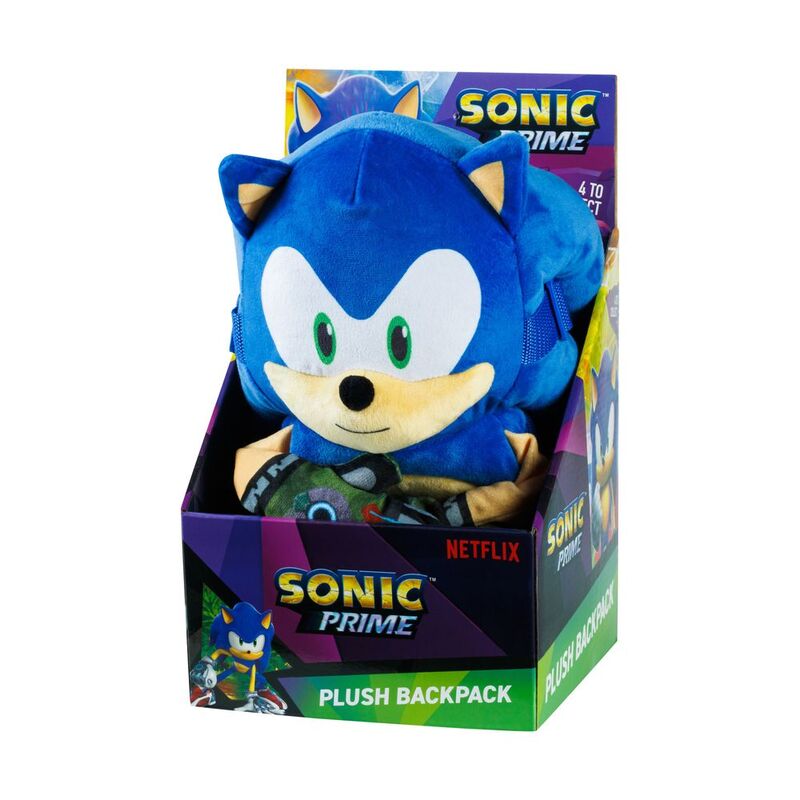 PMI Sonic Prime Netflix 12-Inch Plush Toy Backpack (Assortment - Includes 1) PMI Sonic Prime Netflix 12-Inch Plush Toy Backpack (Assortment - Includes 1)