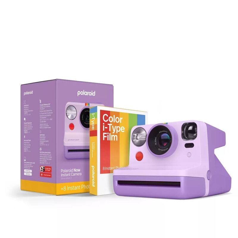 Polaroid Now Gen 2 Everything Box Purple Instant Camera + 1 Single Itype Instant Photos (Bundle) Polaroid Now Gen 2 Everything Box Purple Instant Camera + 1 Single Itype Instant Photos (Bundle)