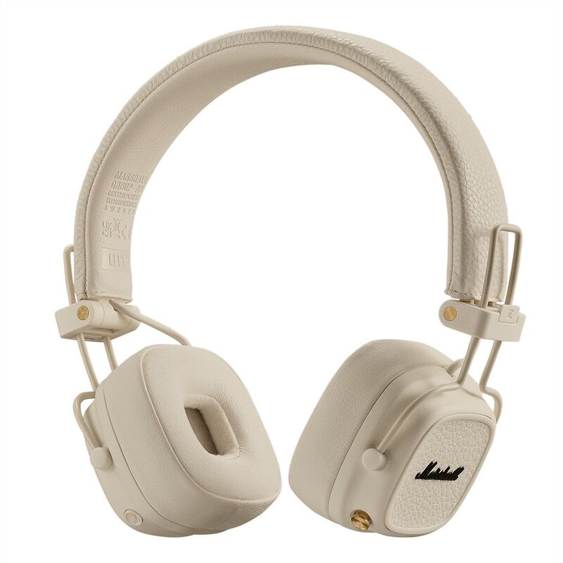 Marshall Major V Bluetooth 5.3 On-Ear Headphone - Cream