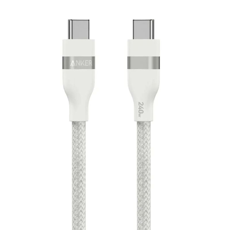 Anker A82E2H21 USB-C To USB-C Cable (3ft/ 240W/ Upcycled-Braided) Anker A82E2H21 USB-C To USB-C Cable (3ft/ 240W/ Upcycled-Braided)