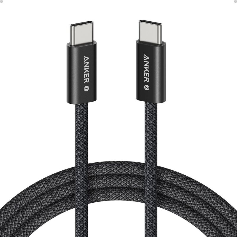 Anker USB-C To USB-C Cable (1M/ 240W) Black 1 USB-C To USB-C Cable (1M/ 240W) Anker USB-C To USB-C Cable (1M/ 240W) Black 1 USB-C To USB-C Cable (1M/ 240W)