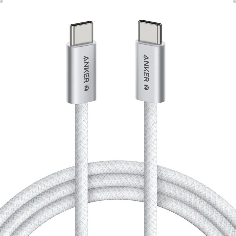 Anker USB-C To USB-C Cable (1M/ 240W) White 1 USB-C To USB-C Cable (1M/ 240W)
