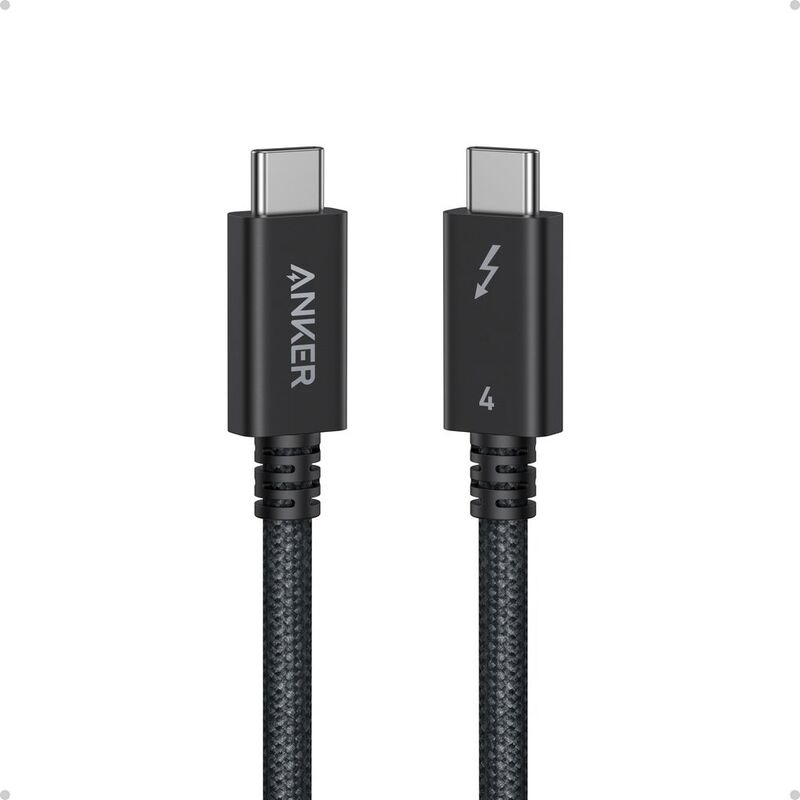 Anker Thunderbolt 4 Cable Ultra Fast Data Transfer (3.3 ft/ 240W/ 40 Gbps/ Braided) Anker Thunderbolt 4 Cable Ultra Fast Data Transfer (3.3 ft/ 240W/ 40 Gbps/ Braided)