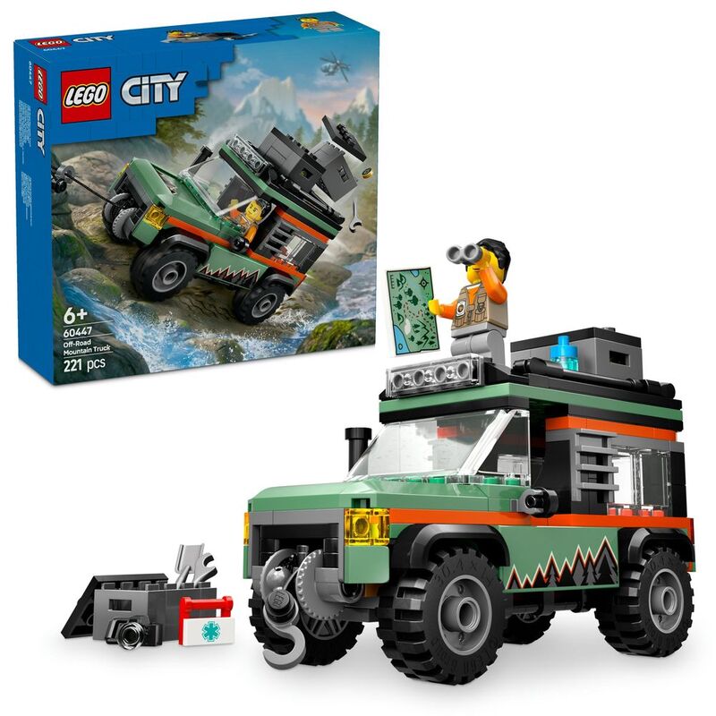 LEGO City Off-Road 4X4 Mountain Truck 60447 (221 Pieces) LEGO City Off-Road 4X4 Mountain Truck 60447 (221 Pieces)