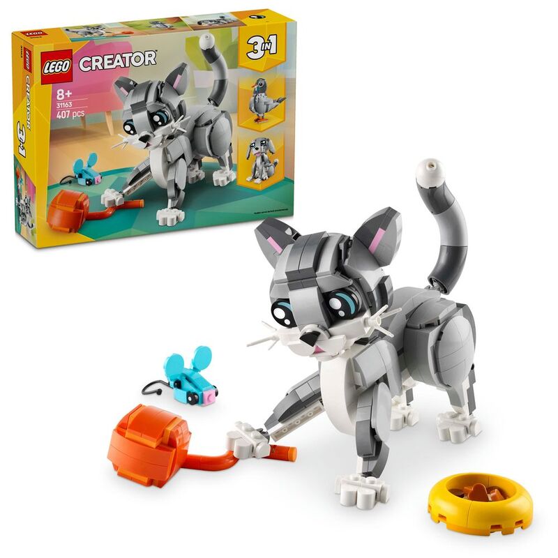 LEGO Creator 3-In-1 Playful Cat 31163 (407 Pieces) LEGO Creator 3-In-1 Playful Cat 31163 (407 Pieces)
