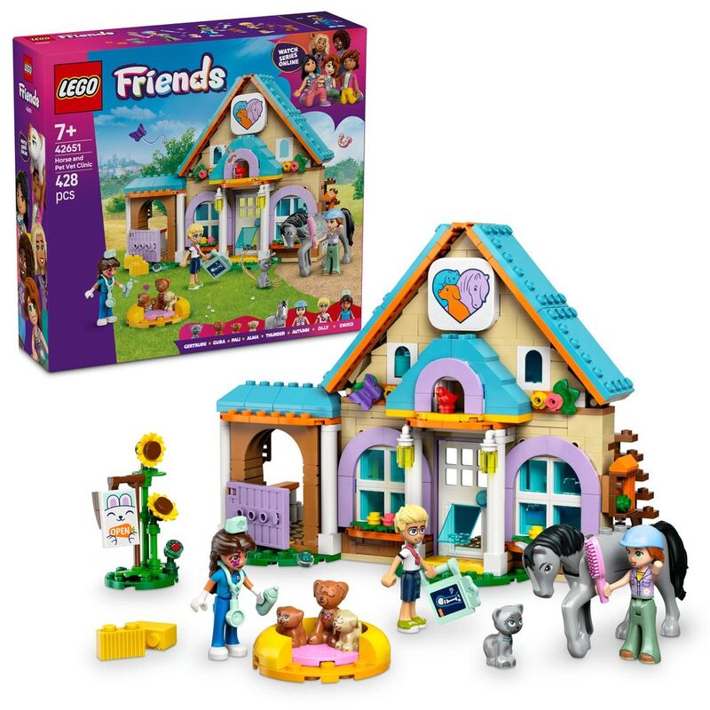 LEGO Friends Horse And Pet Vet Clinic 42651 (428 Pieces) LEGO Friends Horse And Pet Vet Clinic 42651 (428 Pieces)