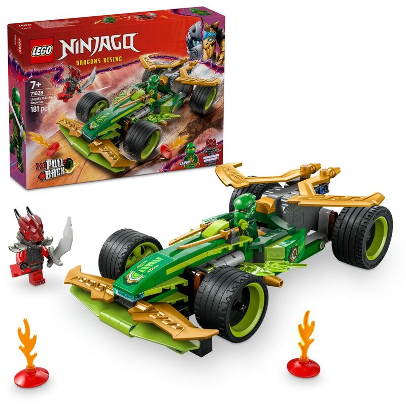 LEGO Ninjago Dragons Rising Lloyd's Pull-Back Race Car 71828 (181 Pieces) LEGO Ninjago Dragons Rising Lloyd's Pull-Back Race Car 71828 (181 Pieces)
