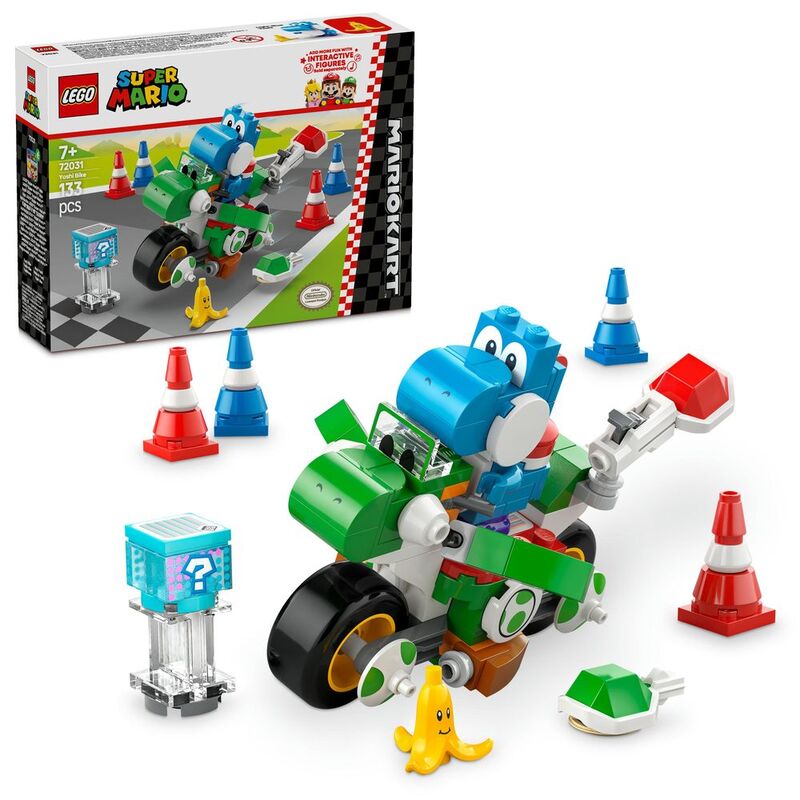 LEGO Super Mario Mario Kart Yoshi Bike 72031 (133 Pieces) LEGO Super Mario Mario Kart Yoshi Bike 72031 (133 Pieces)