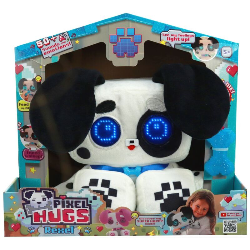 Pixel Hugs Puppy Interactive Plush - Blue Pixel Hugs Puppy Interactive Plush - Blue
