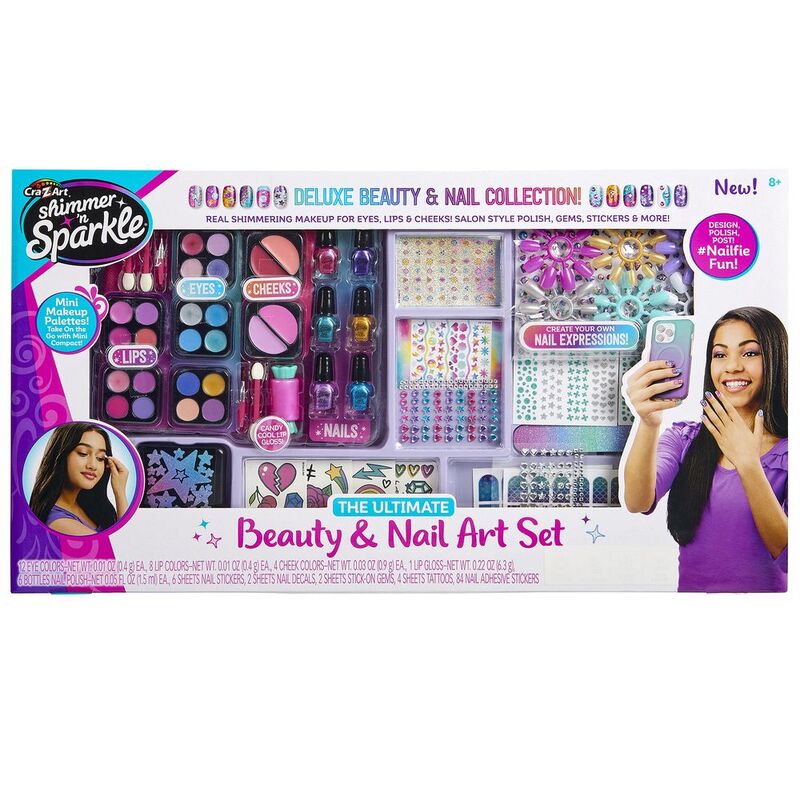 Shimmer N Sparkle The Ultimate Beauty And Nail Art Set Shimmer N Sparkle The Ultimate Beauty And Nail Art Set