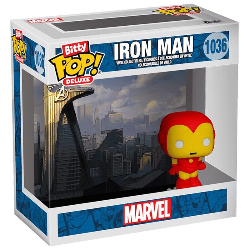 Funko Bitty Pop! Deluxe Marvel Iron Man Avenger Tower Vinyl Figure