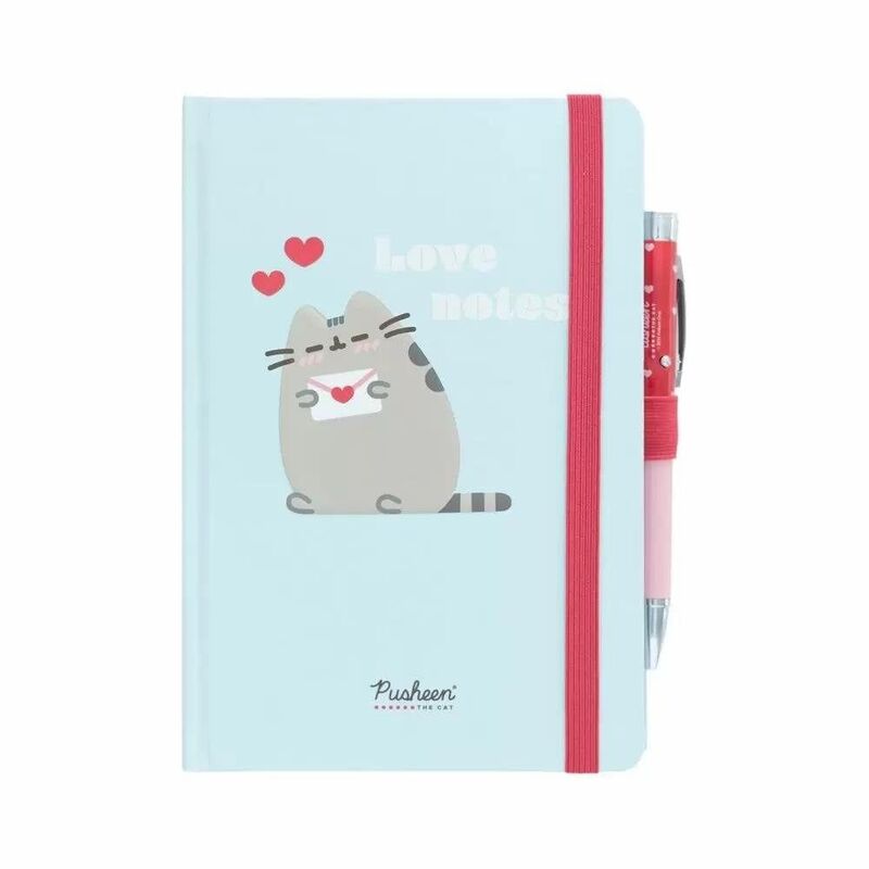 Erik Pusheen Purrfect Love Collection "Love Notes" Premium A5 Notebook With Projector Pen Erik Pusheen Purrfect Love Collection "Love Notes" Premium A5 Notebook With Projector Pen