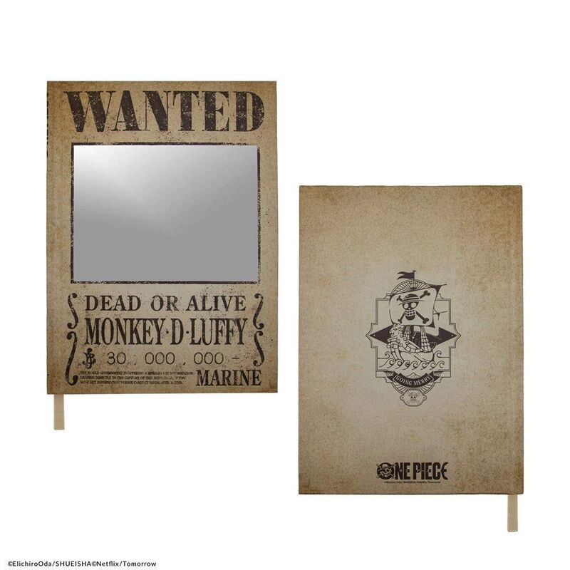Cinereplica One Piece Netflix Wanted Poster Hardcover Notebook
