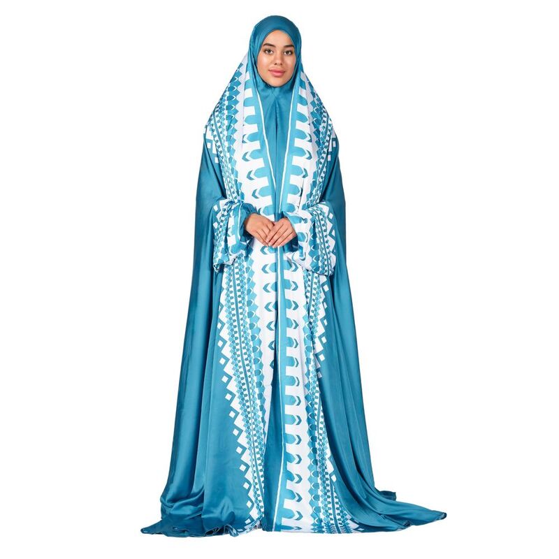 Sabr Manama Prayer Dress - Blue (180cm) (M-L) Sabr Manama Prayer Dress - Blue (180cm) (M-L)