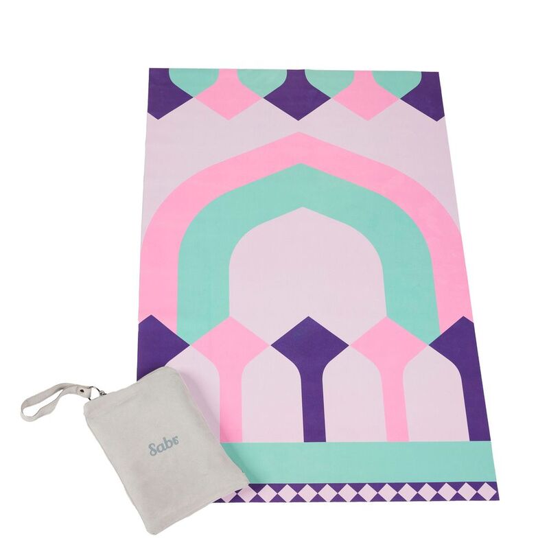 Sabr Divine Arches I Kids Compact Prayer Mat (68 x 107 x 0.1cm)