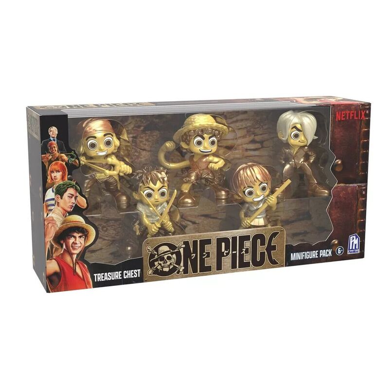 Phatmojo One Piece Netflix Gold Straw Hat Crew Mini Figure Pack (Pack Of 5) Phatmojo One Piece Netflix Gold Straw Hat Crew Mini Figure Pack (Pack Of 5)