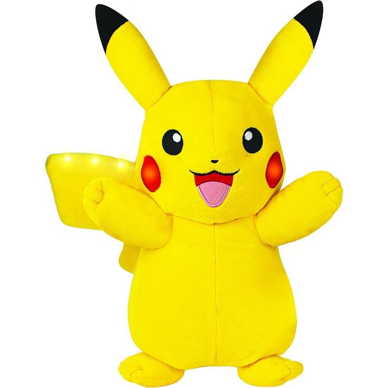 Jazwares Pokémon Power Action Pikachu 10-Inch Plush Toy Jazwares Pokémon Power Action Pikachu 10-Inch Plush Toy