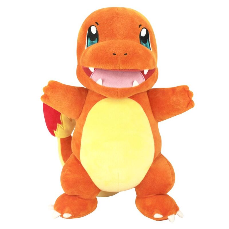Jazwares Pokémon Flame Action Charmander 10-Inch Plush Toy Jazwares Pokémon Flame Action Charmander 10-Inch Plush Toy