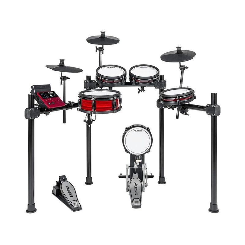 Alesis Nitro Pro 8-Piece Electronic Mesh Drum Kit With Bluetooth - Black