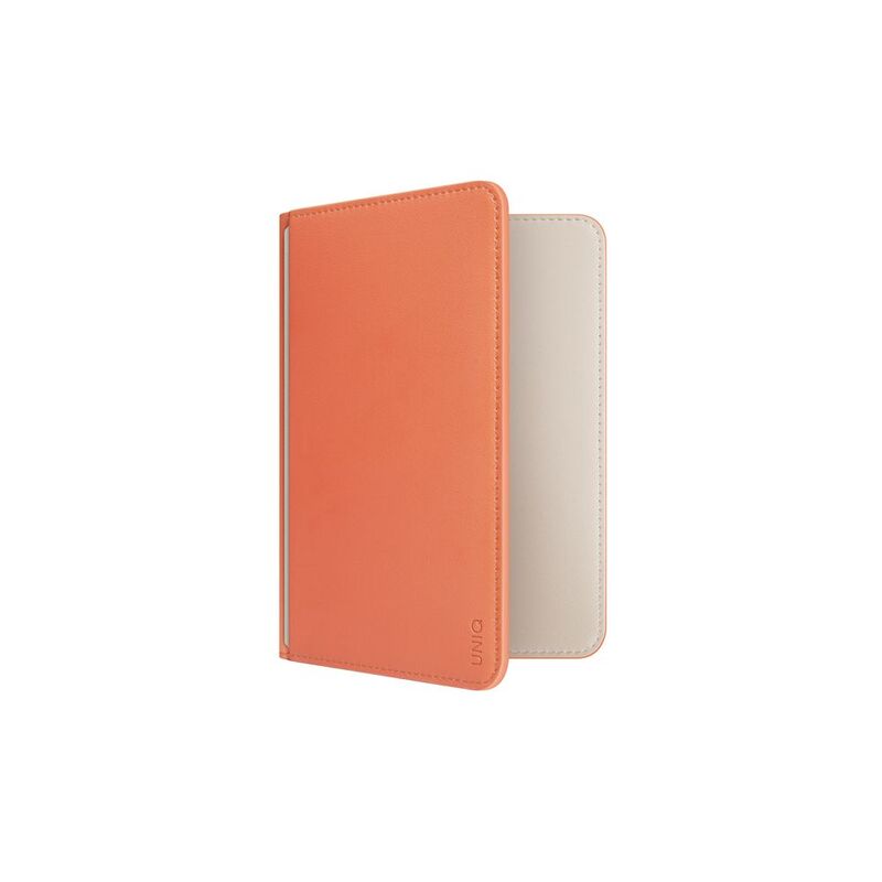 Uniq Belmont Passport Holder With RFID-Blocking - Terracotta/Ivory