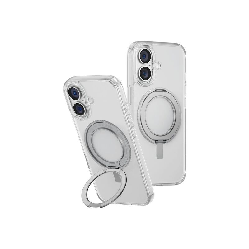 Uniq Hybrid iPhone 16 Plus Swivix With 360 Rotating Kickstand - Lucent Clear Uniq Hybrid iPhone 16 Plus Swivix With 360 Rotating Kickstand - Lucent Clear