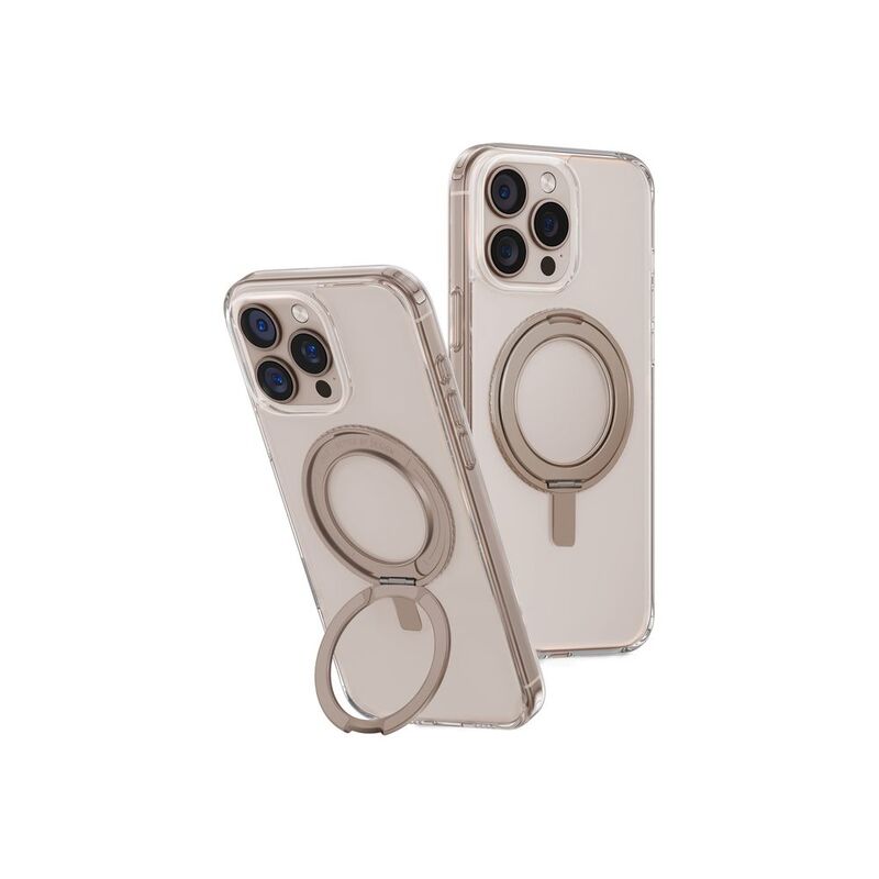 Uniq Hybrid iPhone 16 Pro Swivix With 360 Rotating Kickstand - Taupe Gold Uniq Hybrid iPhone 16 Pro Swivix With 360 Rotating Kickstand - Taupe Gold