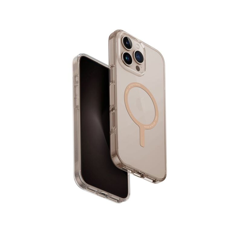 Uniq Hybrid iPhone 16 Pro Max Magclick Charging Clario (Eco) - Champagne Gold Uniq Hybrid iPhone 16 Pro Max Magclick Charging Clario (Eco) - Champagne Gold