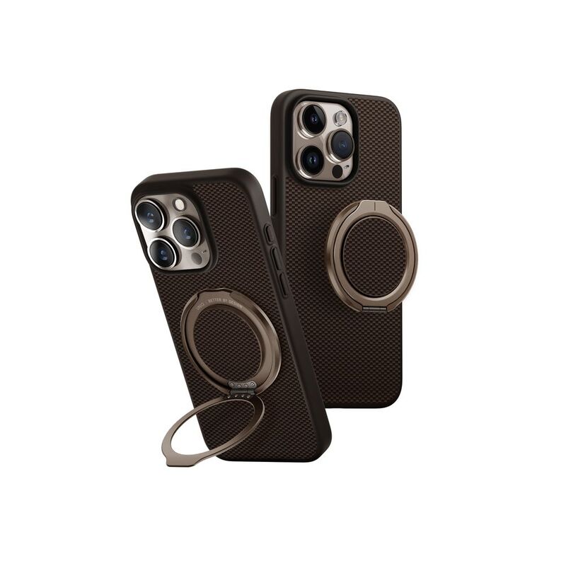 Uniq Hybrid iPhone 16 Pro Max Magclick Charging Keva Air With Gripfit Premium - Umber Brown Uniq Hybrid iPhone 16 Pro Max Magclick Charging Keva Air With Gripfit Premium - Umber Brown