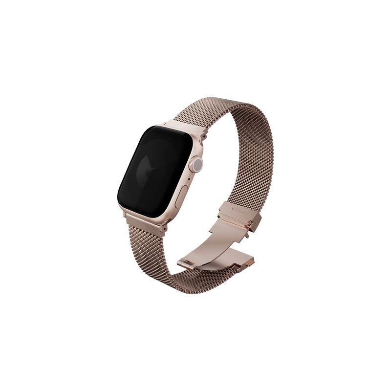 Uniq Dante Pro Apple Watch Self Adjustable Mesh Steel Band 42/41/40mm - Metallic Rose Uniq Dante Pro Apple Watch Self Adjustable Mesh Steel Band 42/41/40mm - Metallic Rose
